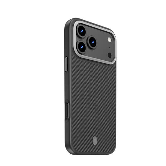Apple iPhone 17 Pro Max Kılıf M-safe Şarj Özellikli Aramid Fiber Wiwu Defense Ultra Serisi DCC-205 Kapak - 7