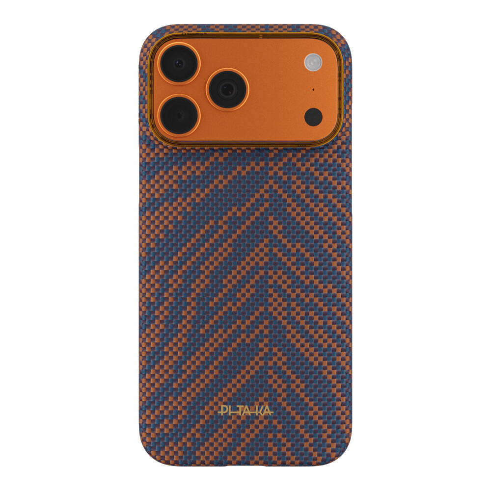 Apple iPhone 17 Pro Max Kılıf M-safe Şarj Özellikli Aramid Karbon Fiber Pitaka Breath of Veins Serisi Kapak - 15