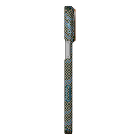 Apple iPhone 17 Pro Max Kılıf M-safe Şarj Özellikli Aramid Karbon Fiber Pitaka Breath of Veins Serisi Kapak - 6