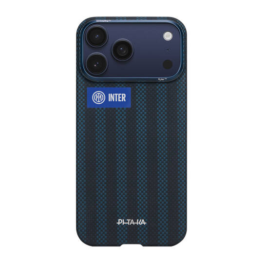 Apple iPhone 17 Pro Max Kılıf M-safe Şarj Özellikli Aramid Karbon Fiber Pitaka İnternazionale Milano Serisi Kapak