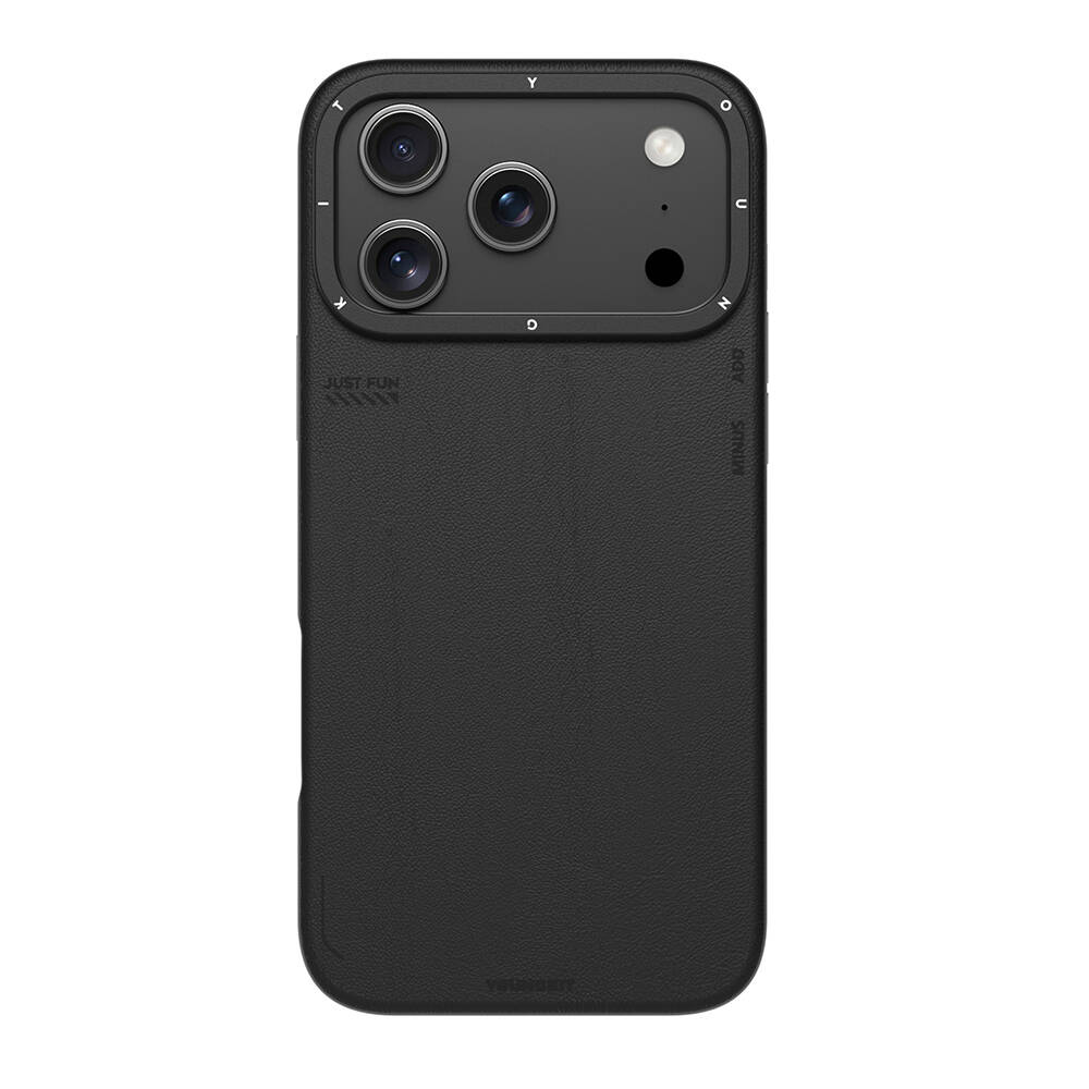 Apple iPhone 17 Pro Max Kılıf M-safe Şarj Özellikli Basit Mat Deri Desenli Youngkit Tech Fashion Serisi Kapak - 1