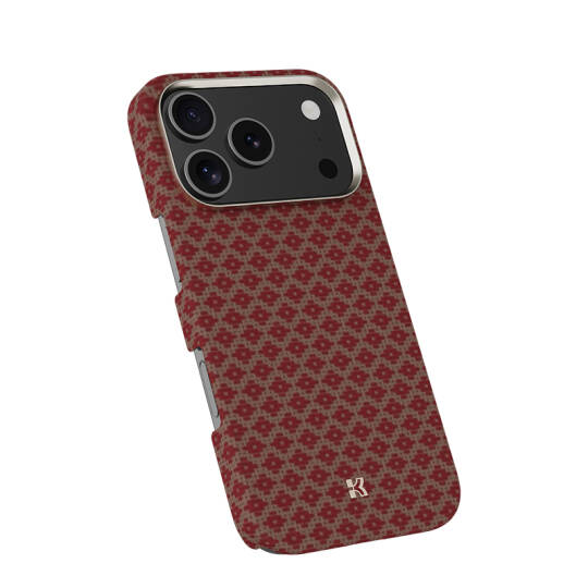 Apple iPhone 17 Pro Max Kılıf M-Safe Şarj Özellikli Benks ArmorAir ArmorGrid Serisi Kevlar Karbon Kapak - 14