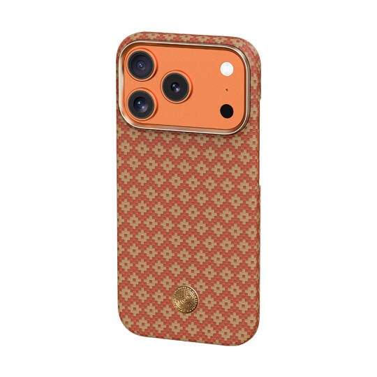 Apple iPhone 17 Pro Max Kılıf M-Safe Şarj Özellikli Benks ArmorAir ArmorGrid Serisi Kevlar Karbon Kapak - 16