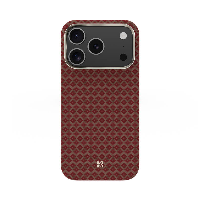 Apple iPhone 17 Pro Max Kılıf M-Safe Şarj Özellikli Benks ArmorAir ArmorGrid Serisi Kevlar Karbon Kapak - 5