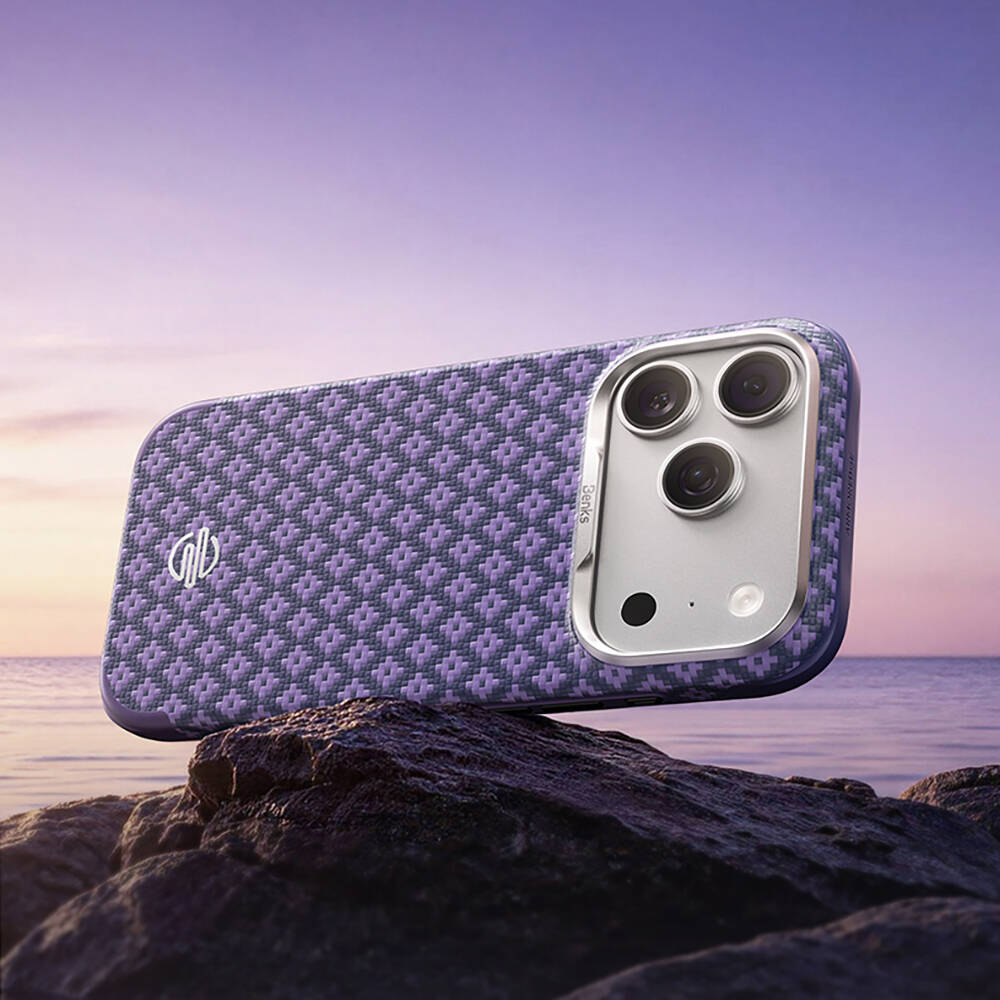 Apple iPhone 17 Pro Max Kılıf M-Safe Şarj Özellikli Benks ArmorPro ArmorEdge X9 Serisi Kevlar Karbon Kapak - 26