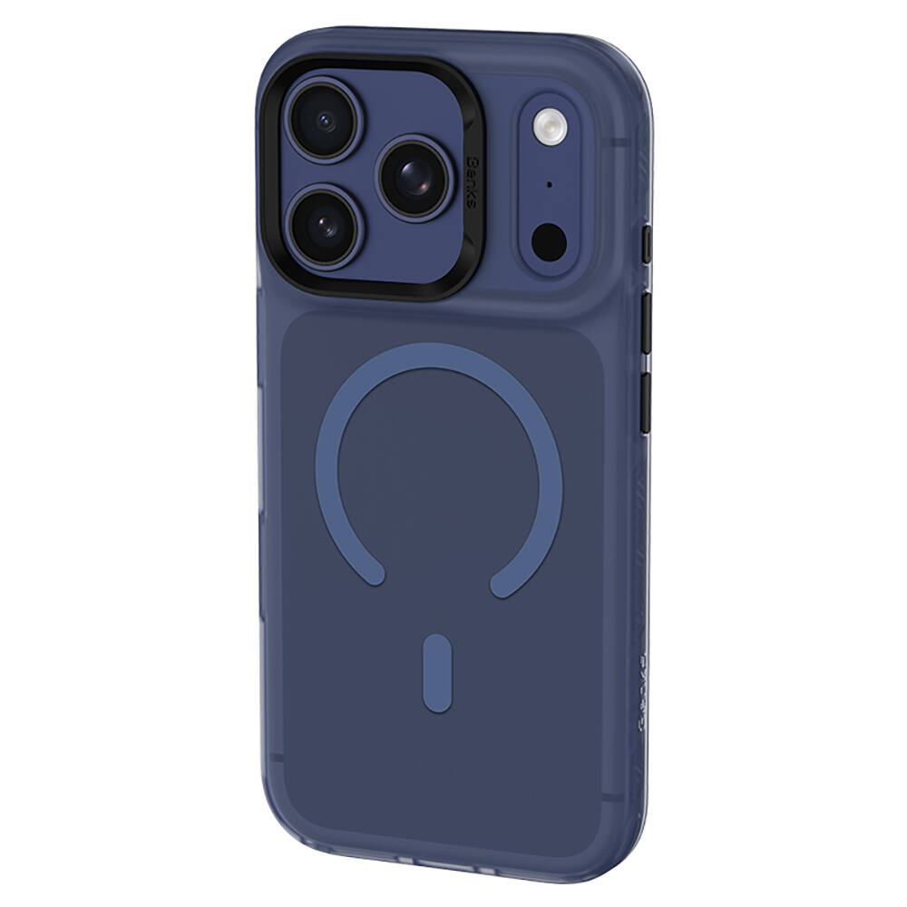Apple iPhone 17 Pro Max Kılıf M-Safe Şarj Özellikli Benks C-Magnet Lucid Armor Kapak - 9
