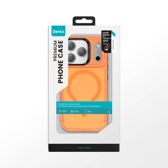 Apple iPhone 17 Pro Max Kılıf M-Safe Şarj Özellikli Benks C-Magnet Lucid Armor Kapak - 20