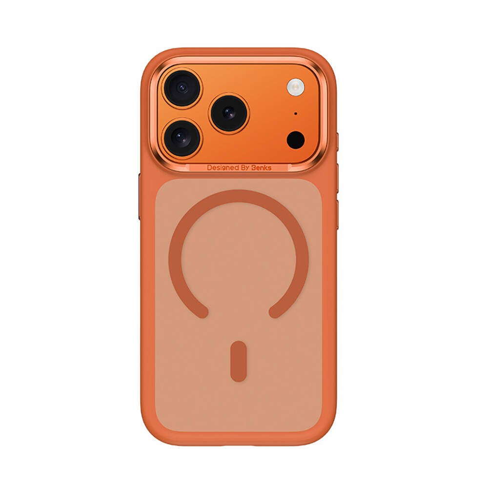 Apple iPhone 17 Pro Max Kılıf M-Safe Şarj Özellikli Benks Mist C-Magnet Kapak - 6