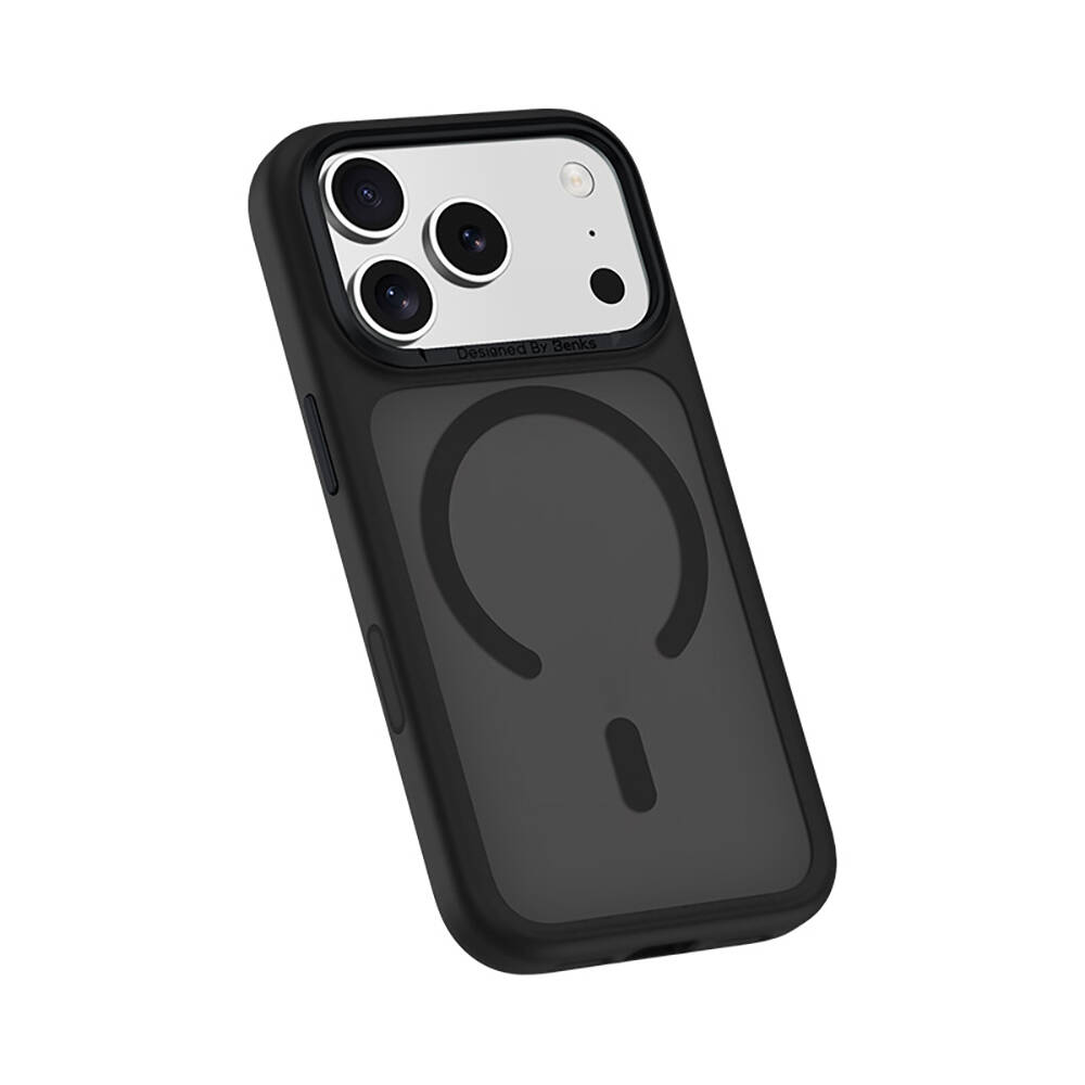 Apple iPhone 17 Pro Max Kılıf M-Safe Şarj Özellikli Benks Mist C-Magnet Kapak - 12