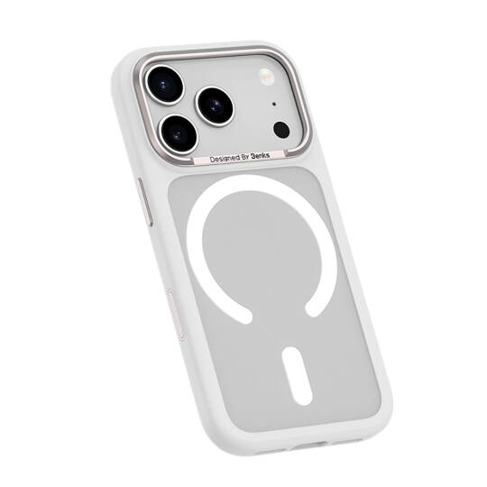 Apple iPhone 17 Pro Max Kılıf M-Safe Şarj Özellikli Benks Mist C-Magnet Kapak - 18