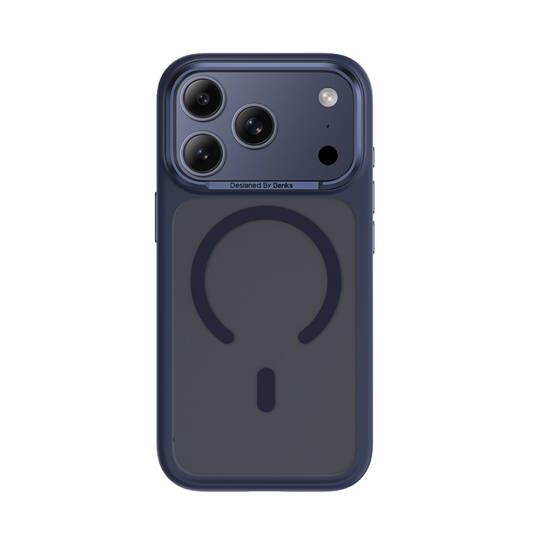 Apple iPhone 17 Pro Max Kılıf M-Safe Şarj Özellikli Benks Mist C-Magnet Kapak Mavi