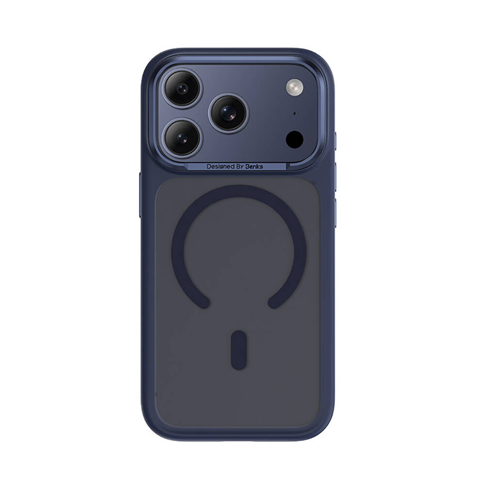 Apple iPhone 17 Pro Max Kılıf M-Safe Şarj Özellikli Benks Mist C-Magnet Kapak - 3