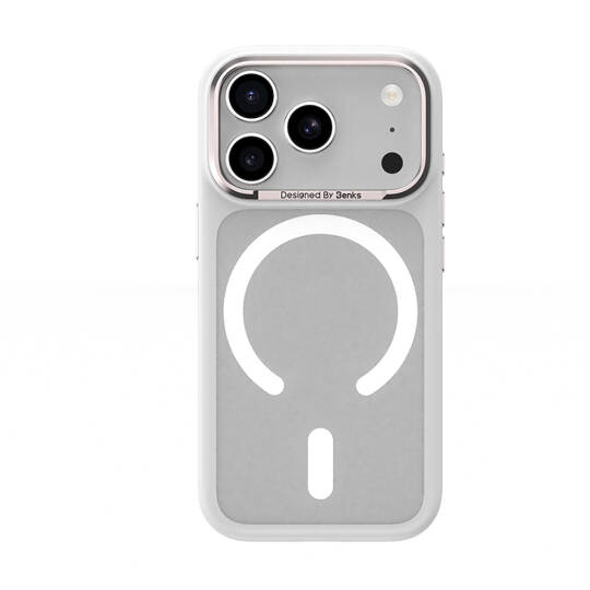 Apple iPhone 17 Pro Max Kılıf M-Safe Şarj Özellikli Benks Mist C-Magnet Kapak
