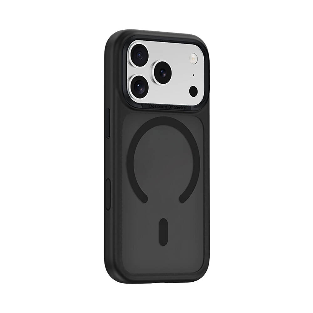 Apple iPhone 17 Pro Max Kılıf M-Safe Şarj Özellikli Benks Mist C-Magnet Yeni Seri Kapak - 9