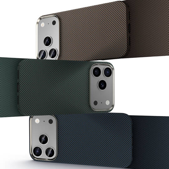 Apple iPhone 17 Pro Max Kılıf M-safe Şarj Özellikli Benks Yeni Seri ArmorTint ArmorAir Kevlar Karbon Kapak - 12