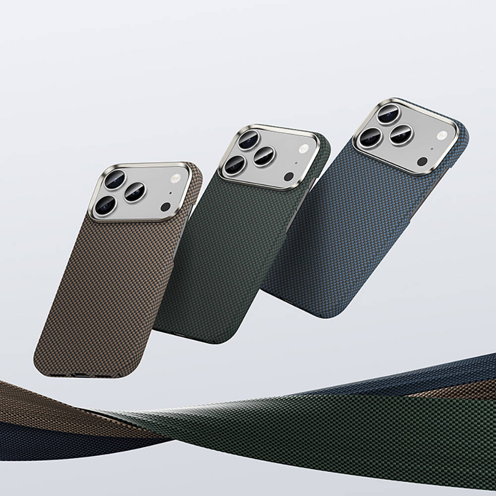 Apple iPhone 17 Pro Max Kılıf M-safe Şarj Özellikli Benks Yeni Seri ArmorTint ArmorAir Kevlar Karbon Kapak - 13