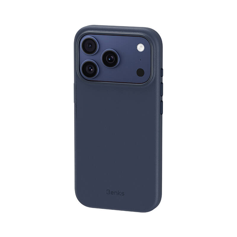 Apple iPhone 17 Pro Max Kılıf M-safe Şarj Özellikli Çizilmeye Dayanıklı Benks VitaPro Serisi PU Deri Kapak - 8