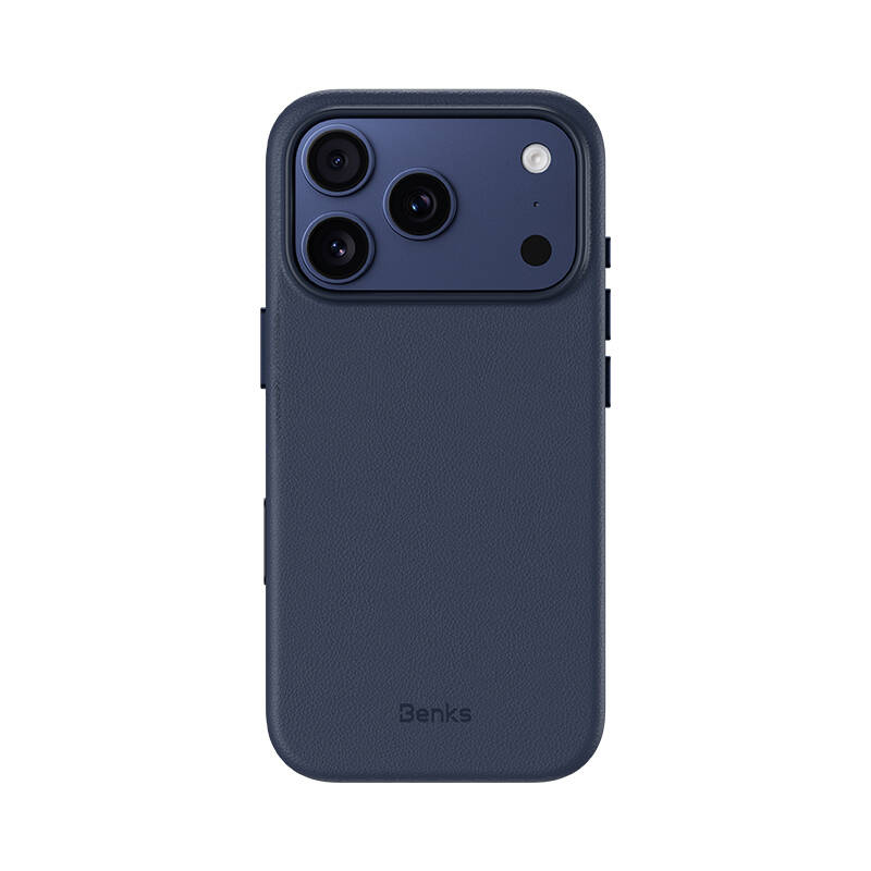Apple iPhone 17 Pro Max Kılıf M-safe Şarj Özellikli Çizilmeye Dayanıklı Benks VitaPro Serisi PU Deri Kapak - 3