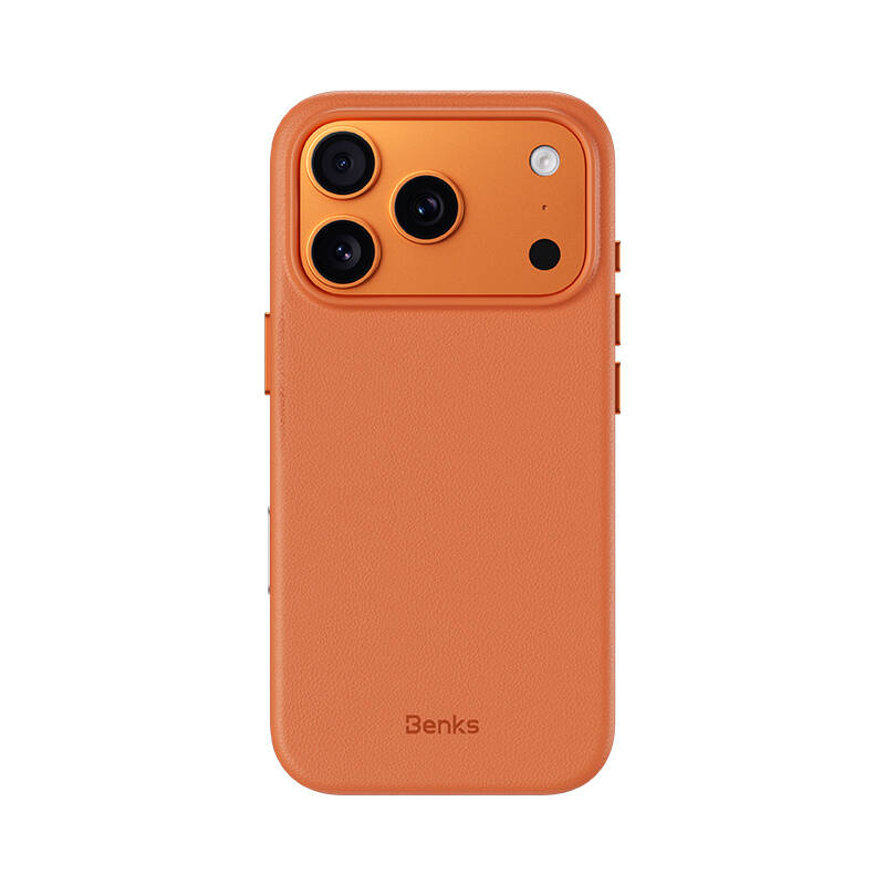 Apple iPhone 17 Pro Max Kılıf M-safe Şarj Özellikli Çizilmeye Dayanıklı Benks VitaPro Serisi PU Deri Kapak - 2