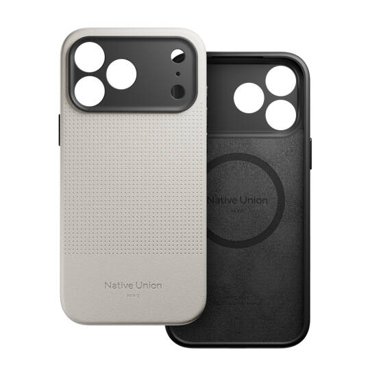 Apple iPhone 17 Pro Max Kılıf M-safe Şarj Özellikli Deri Dokulu Native Union 2025 Active Serisi Kapak - 16