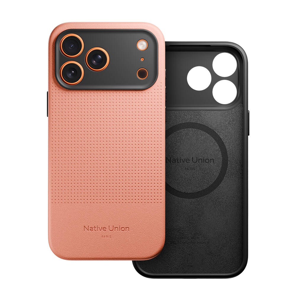 Apple iPhone 17 Pro Max Kılıf M-safe Şarj Özellikli Deri Dokulu Native Union 2025 Active Serisi Kapak - 11
