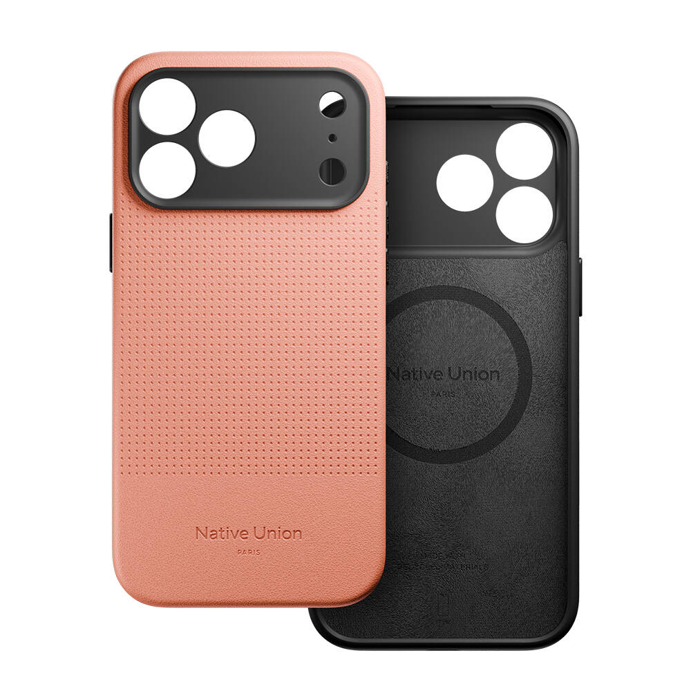 Apple iPhone 17 Pro Max Kılıf M-safe Şarj Özellikli Deri Dokulu Native Union 2025 Active Serisi Kapak - 12