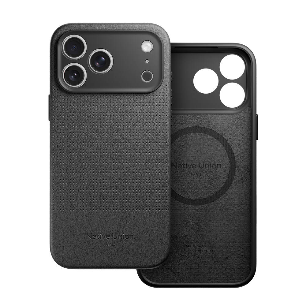 Apple iPhone 17 Pro Max Kılıf M-safe Şarj Özellikli Deri Dokulu Native Union 2025 Active Serisi Kapak - 7