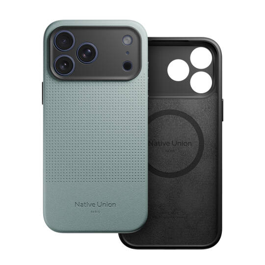 Apple iPhone 17 Pro Max Kılıf M-safe Şarj Özellikli Deri Dokulu Native Union 2025 Active Serisi Kapak - 3