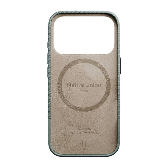 Apple iPhone 17 Pro Max Kılıf M-safe Şarj Özellikli Deri Dokulu Native Union RE Classic Serisi Kapak - 31