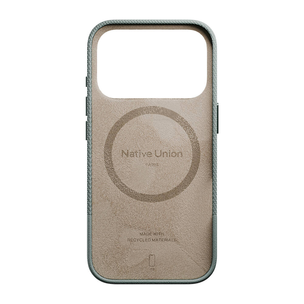 Apple iPhone 17 Pro Max Kılıf M-safe Şarj Özellikli Deri Dokulu Native Union RE Classic Serisi Kapak - 31