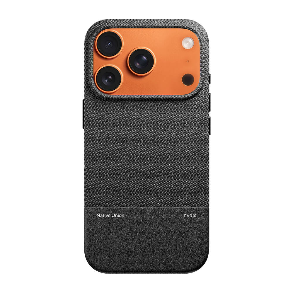 Apple iPhone 17 Pro Max Kılıf M-safe Şarj Özellikli Deri Dokulu Native Union RE Classic Serisi Kapak - 20