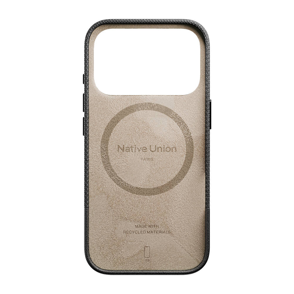 Apple iPhone 17 Pro Max Kılıf M-safe Şarj Özellikli Deri Dokulu Native Union RE Classic Serisi Kapak - 24