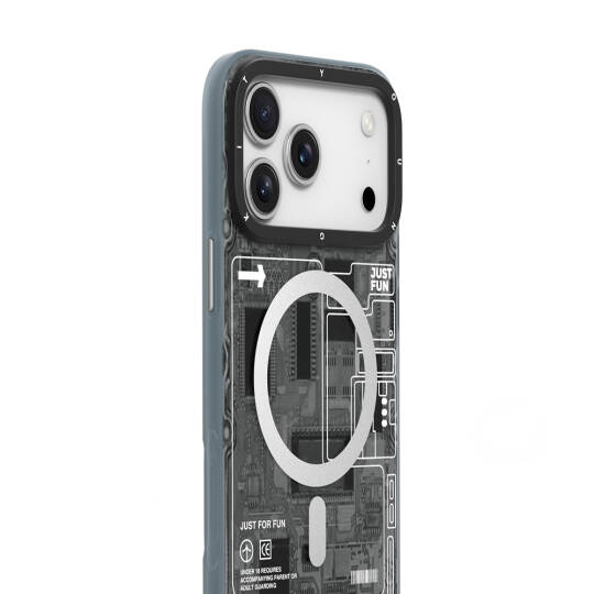 Apple iPhone 17 Pro Max Kılıf M-safe Şarj Özellikli Kamera Denetim Butonlu Youngkit Technology Serisi Kapak - 11