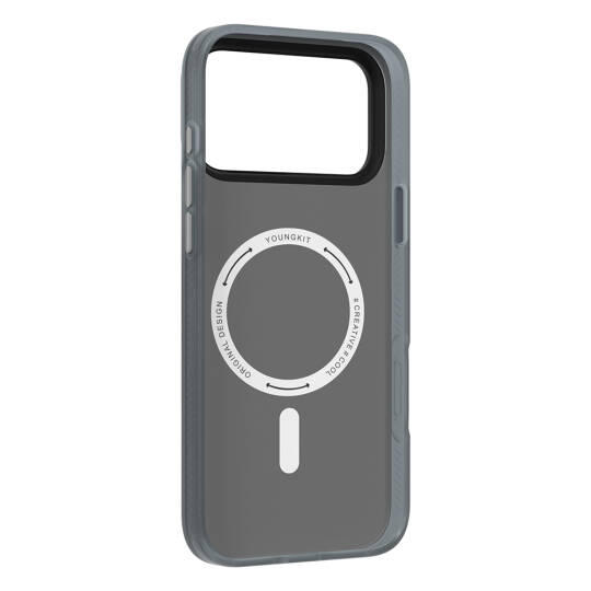 Apple iPhone 17 Pro Max Kılıf M-safe Şarj Özellikli Kamera Denetim Butonlu Youngkit Technology Serisi Kapak - 13