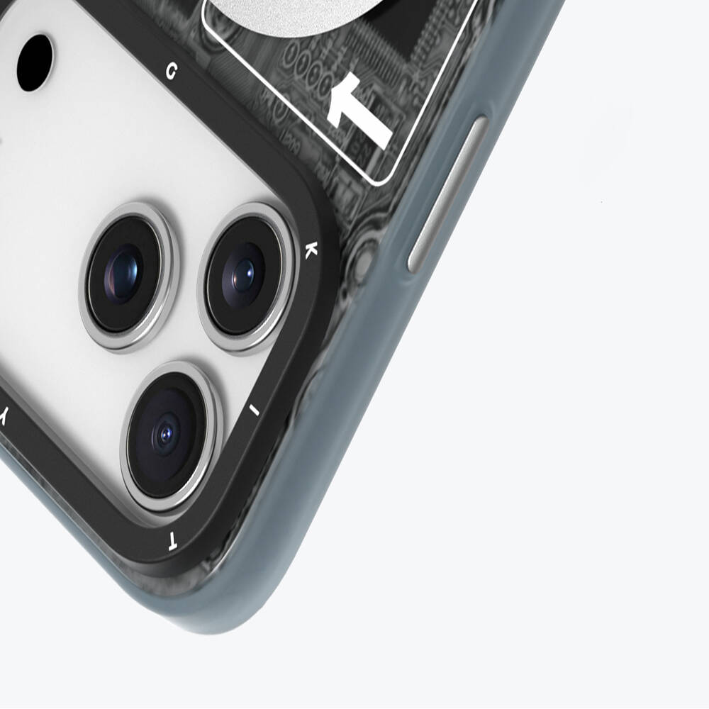 Apple iPhone 17 Pro Max Kılıf M-safe Şarj Özellikli Kamera Denetim Butonlu Youngkit Technology Serisi Kapak - 14