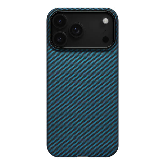 Apple iPhone 17 Pro Max Kılıf M-Safe Şarj Özellikli Kamera Kontrol Butonlu Aramid Karbon Fiber Pitaka Ultra-Slim Kapak - 2