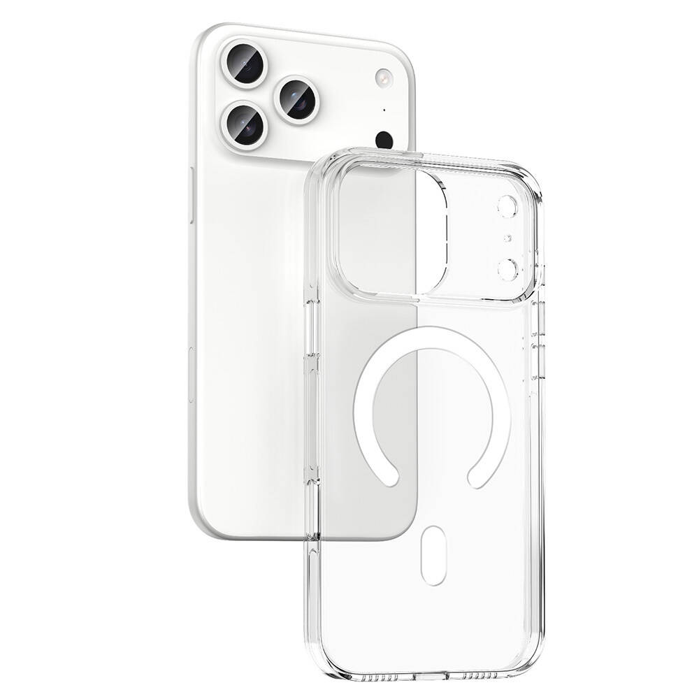 Apple iPhone 17 Pro Max Kılıf M-safe Şarj Özellikli Kamera Korumalı Zore Kripto Kapak - 2