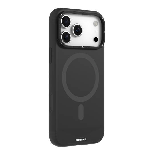 Apple iPhone 17 Pro Max Kılıf M-Safe Şarj Özellikli Kamera Standlı Youngkit Gel Cream Serisi Kapak - 7