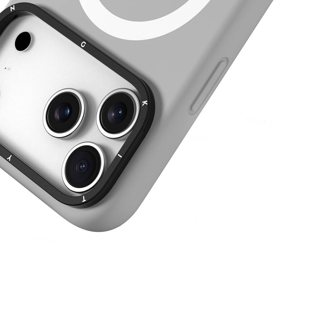 Apple iPhone 17 Pro Max Kılıf M-Safe Şarj Özellikli Kamera Standlı Youngkit Gel Cream Serisi Kapak - 12