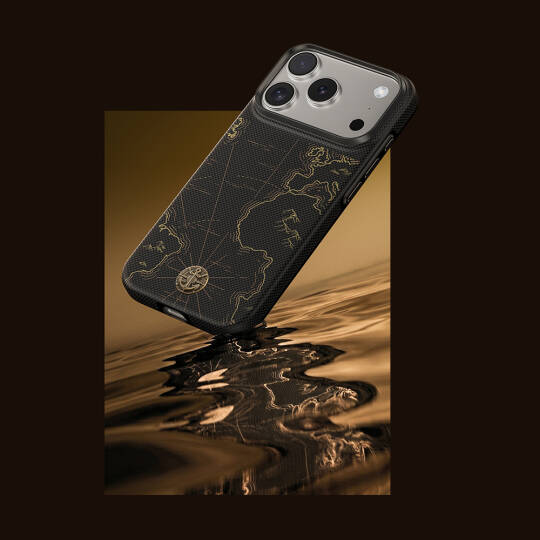 Apple iPhone 17 Pro Max Kılıf M-safe Şarj Özellikli Karbon Fiber Tasarımlı Benks ArmorEdge Air Navigator Kevlar Kapak - 8