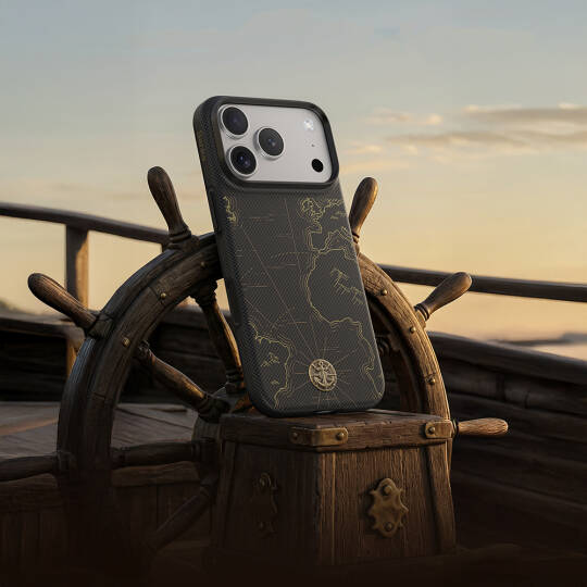 Apple iPhone 17 Pro Max Kılıf M-safe Şarj Özellikli Karbon Fiber Tasarımlı Benks ArmorEdge Air Navigator Kevlar Kapak - 11