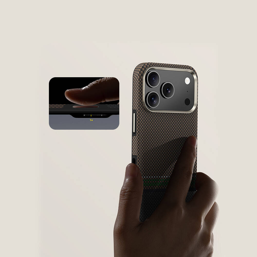 Apple iPhone 17 Pro Max Kılıf M-safe Şarj Özellikli Karbon Fiber Tasarımlı Benks Prestige ArmorPro Kevlar Kapak - 12