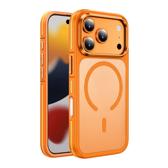 Apple iPhone 17 Pro Max Kılıf M-safe Şarj Özellikli Mat Görünümlü Wlons Vevo Kapak - 5