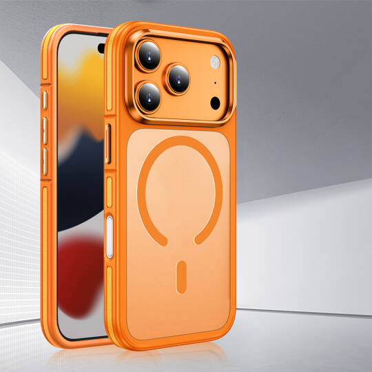Apple iPhone 17 Pro Max Kılıf M-safe Şarj Özellikli Mat Görünümlü Wlons Vevo Kapak - 9