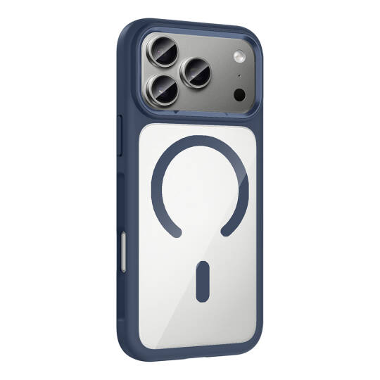 Apple iPhone 17 Pro Max Kılıf M-Safe Şarj Özellikli Metal Kamera Çerçeveli Zore Tiko Kapak - 7