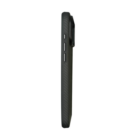 Apple iPhone 17 Pro Max Kılıf M-safe Şarj Özellikli Mohseven 600D Aramid Fiber Kapak - 4
