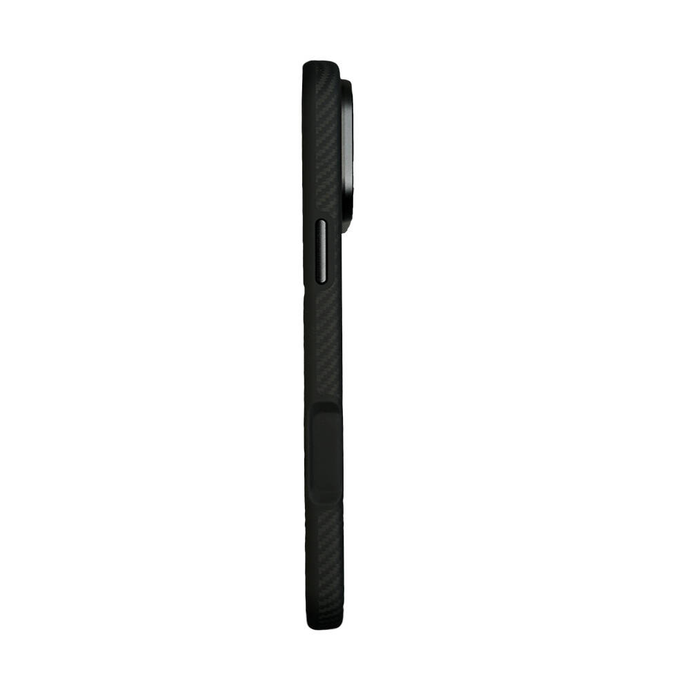 Apple iPhone 17 Pro Max Kılıf M-safe Şarj Özellikli Mohseven 600D Aramid Fiber Kapak - 5