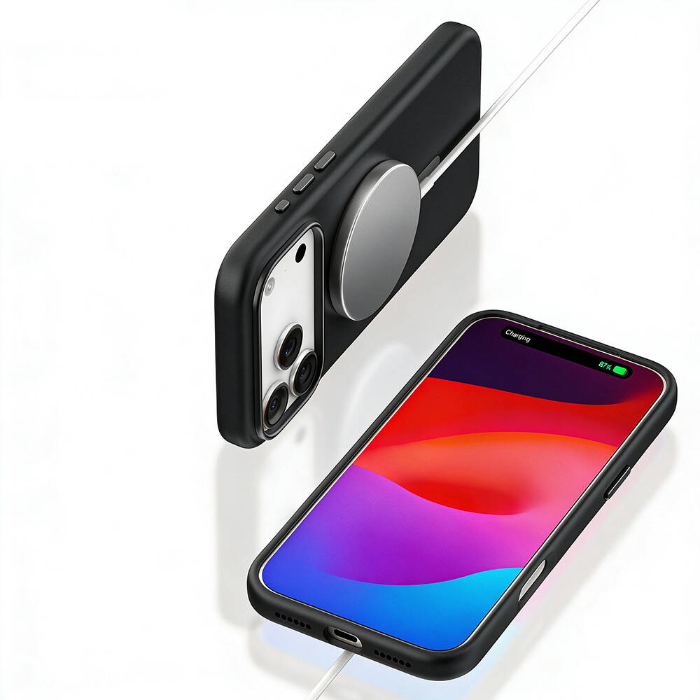Apple iPhone 17 Pro Max Kılıf M-safe Şarj Özellikli Mutural Pure Serisi Kapak - 6