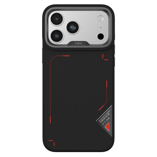 Apple iPhone 17 Pro Max Kılıf M-safe Şarj Özellikli O-Ring Metal Kamera Çerçeveli Kajsa Matrix Collection Kapak - 6