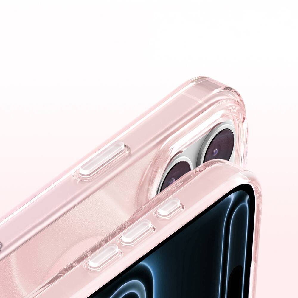 Apple iPhone 17 Pro Max Kılıf M-Safe Şarj Özellikli Orjinal Swarovski Taşlı Zore Paris Rovix Sert PC Kapak - 18